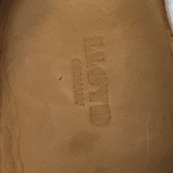 Lloyd Brogue Double Monk Beige Patent Leather Women Shoes SIze 07 but fits 08 - Picture 10 of 14